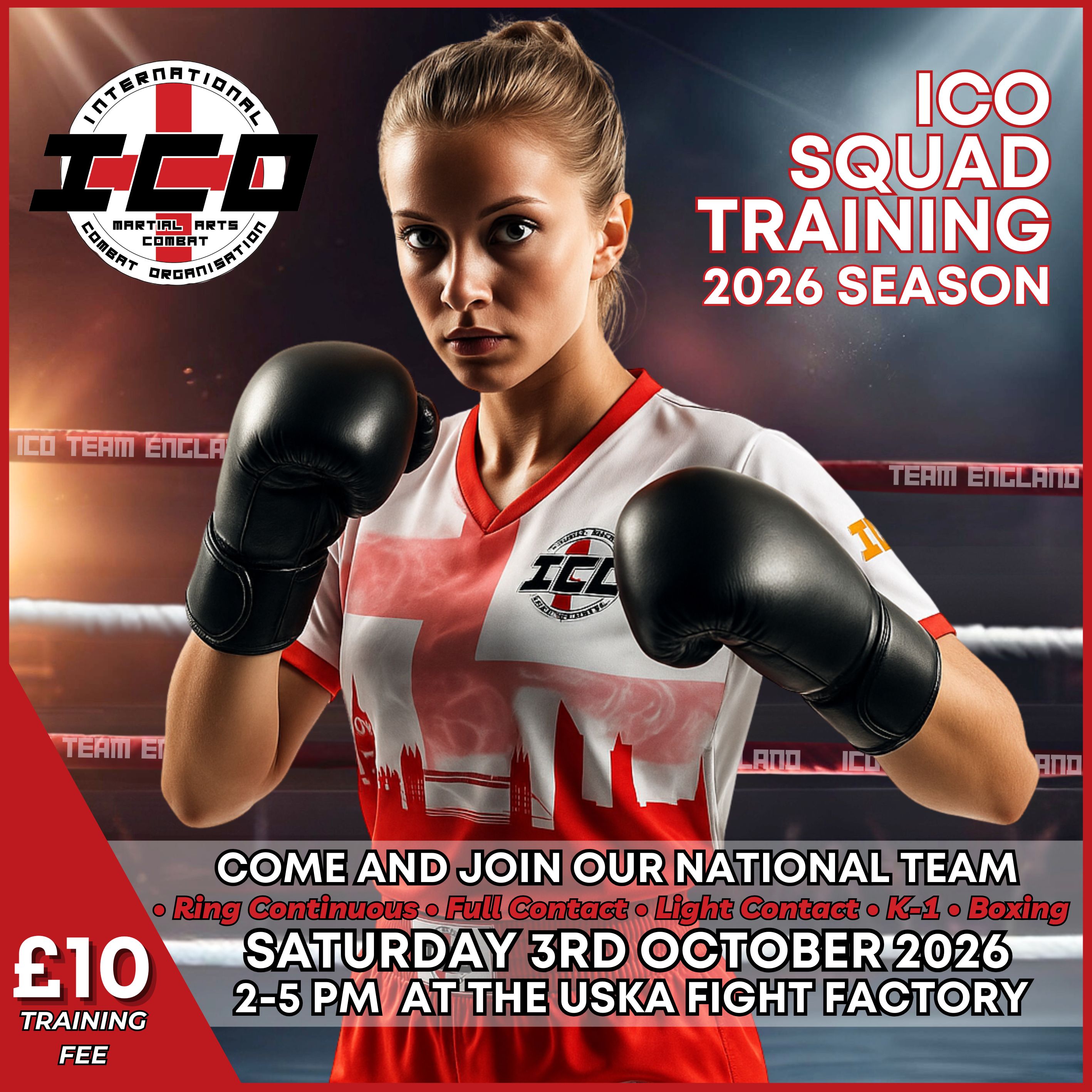 ICO Team England 2026 - 10th World Championship Squad Training